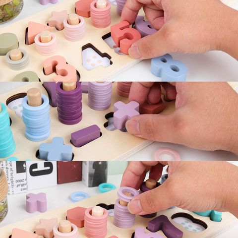 Montessori Wooden Counting Toy for Preschool Kids 8