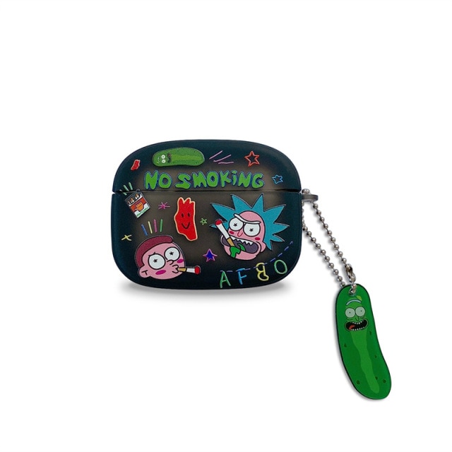 rick and morty airpods case