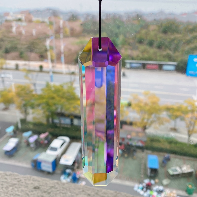 hanging crystal prism